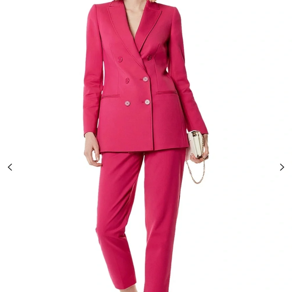 LIMITED EDITION Hot Pink Karen Millen Pant Suit - Picture 1 of 8